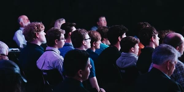 Live translation at a church service or conference