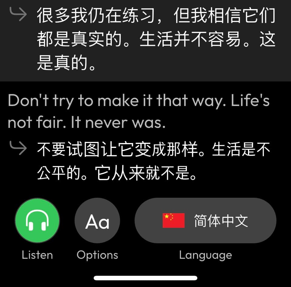 Phone translation feature